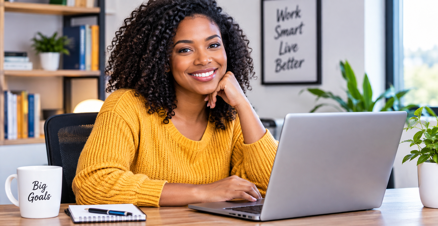 An African freelancer working remotely on a laptop, representing US remote job opportunities for Africans